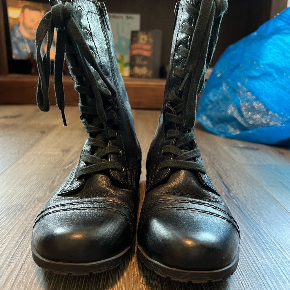Nine West Combat Boot Style Boots